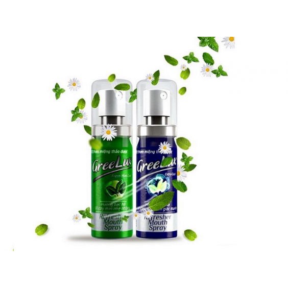 [CHÍNH HÃNG] Xịt thơm miệng greelux Extra Cool Thảo Dược 12ml_[IDC]