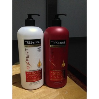 Set Dầu Gội  Xã Tresemme Keratin Smooth Color 964ml và Marula Oil 5 in 1  Mỹ