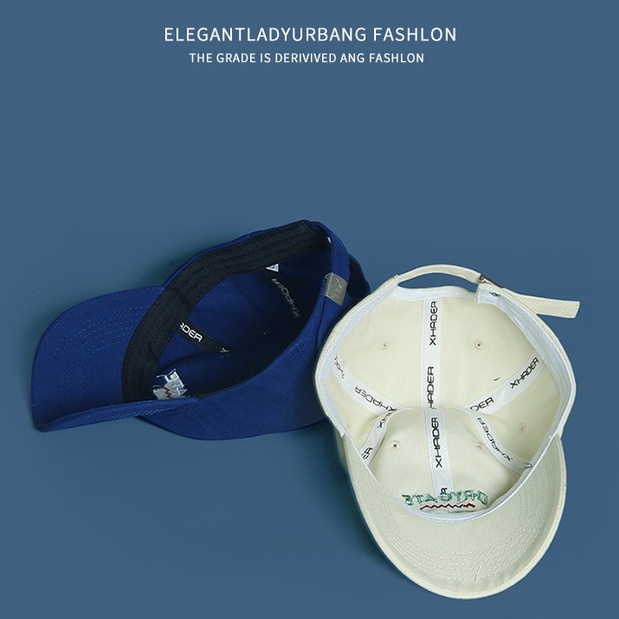 Mũ lưỡi trai bóng chày mềm thời trang xuân hè Nhật Hàn kiểu đường phố thường ngày dễ phối đồ dành cho nam và nữ