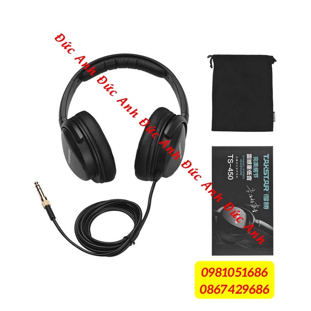Tai nghe TAKSTAR TS-450, kiểm âm tốt, độ nhạy cao, dây dài 2m, âm thanh cực kỳ hay bảo hành tới 12 tháng