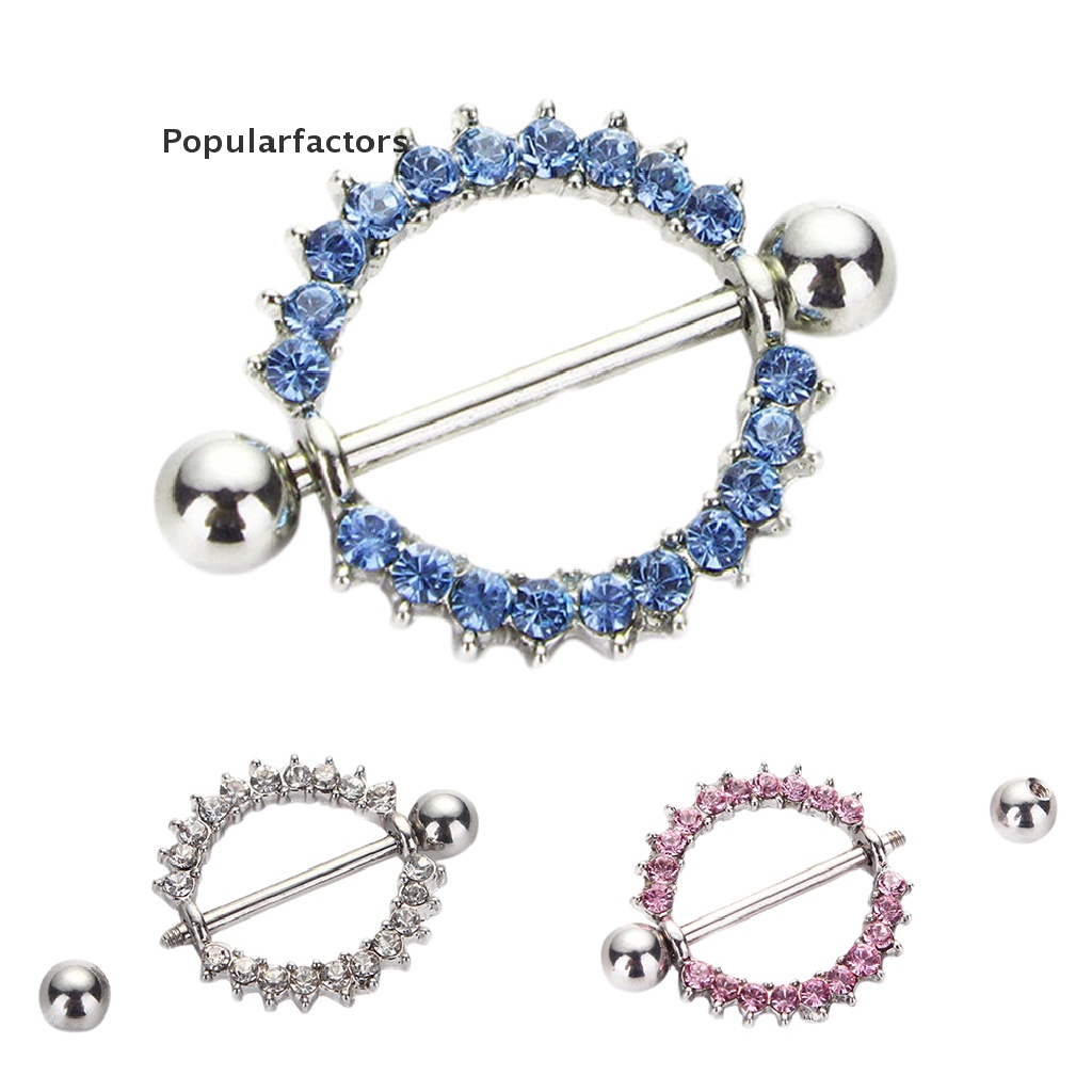 Khuyên Nhũ Hoa Hướng Dương Bằng Thép Phẫu Thuật