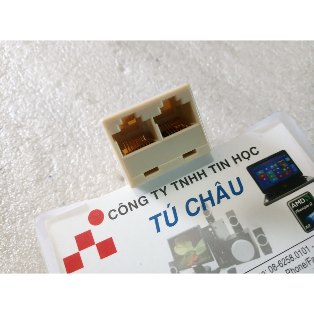 Đầu chia UTP RJ45: 1 ra 2 (Thiết bị chia tín hiệu chờ)