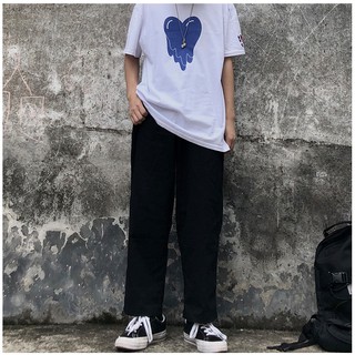 Quần ulzzang ống suông basic mới