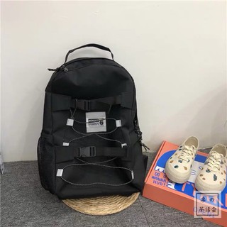 [order] Balo ulzzang nam nữ full đen phản quang