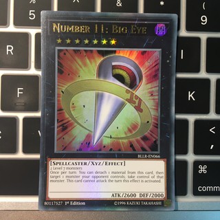 [Thẻ Bài Yugioh Chính Hãng] Number 11: Big Eye