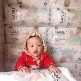 combo 200 miếng bỉm nanu size s/m/l/xl