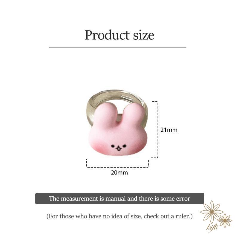 Nhẫn Hình Động Vật Dễ Thương Phong Cách Harajuku Nhật Bản