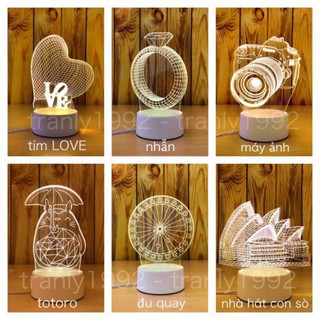Đèn ngủ Trang Trí 3D