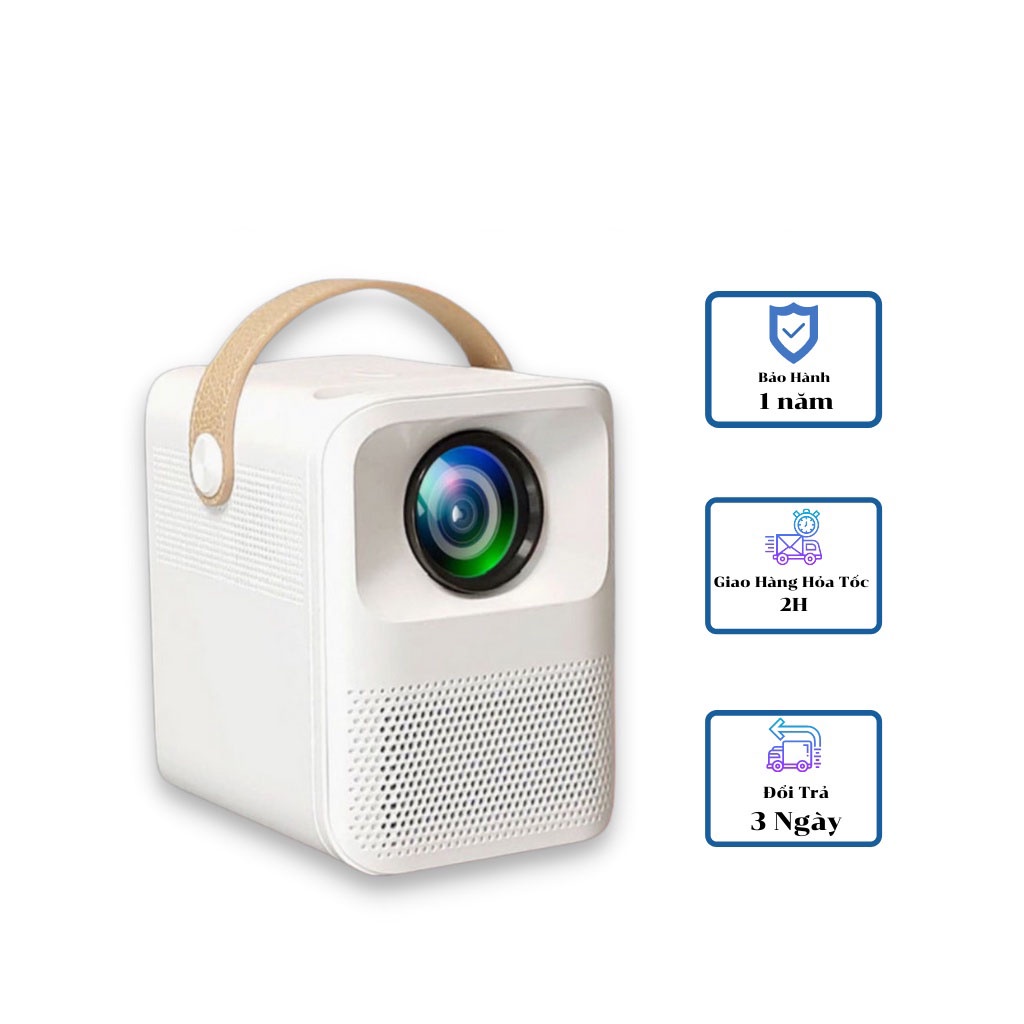 Máy chiếu mini KAW K550 Độ Phân Giải 1080P 120Inch Kết Nối Đa Thiết Bị