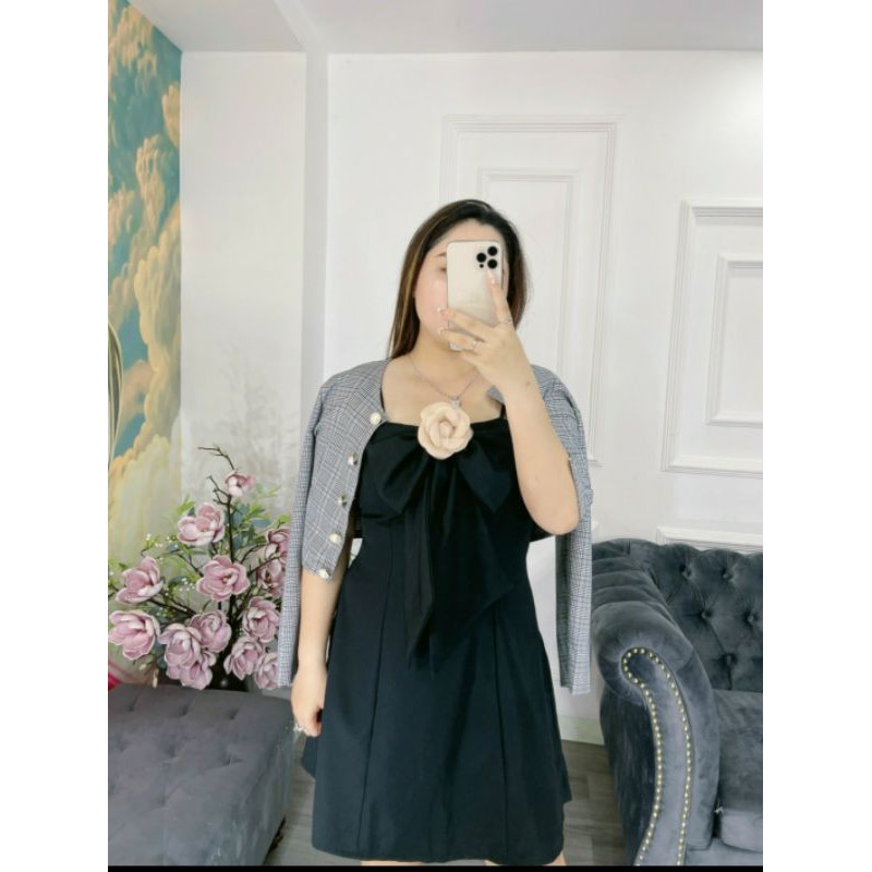 SET ĐẦM 2S ÁO KHOÁC BIGSIZE 55 ĐẾN 90 KÝ (HÌNH THẬT 100%)