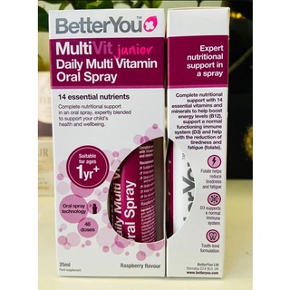 Xịt Multi Vitamin Better You cho bé từ 1 tuổi thumbnail