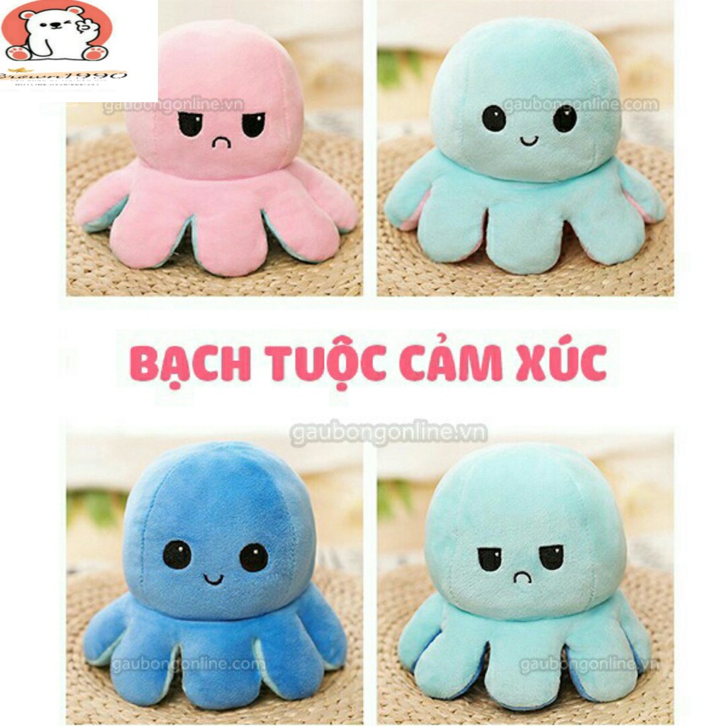 Bạch Tuột Cảm Xúc Size Bự Lớn Vải Miniso Cao Cấp BrownShop