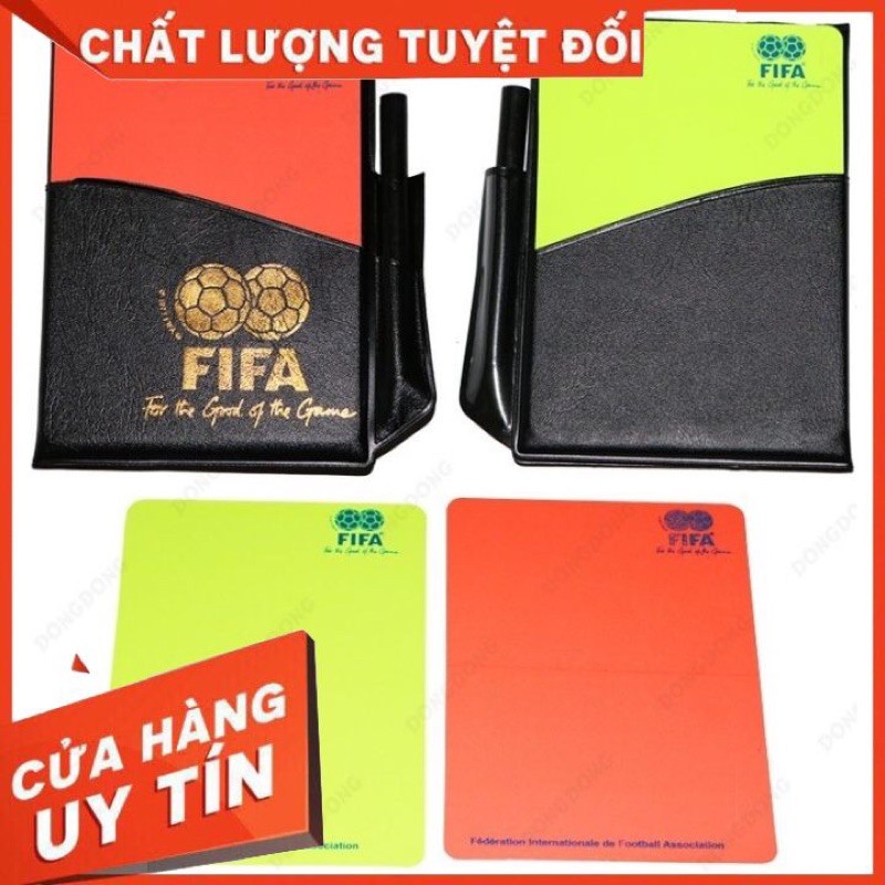 Thẻ trọng tài bóng đá FIFA‼️GIÁ RẺ‼️thẻ vàng , thẻ đỏ bóng đá chất lượng