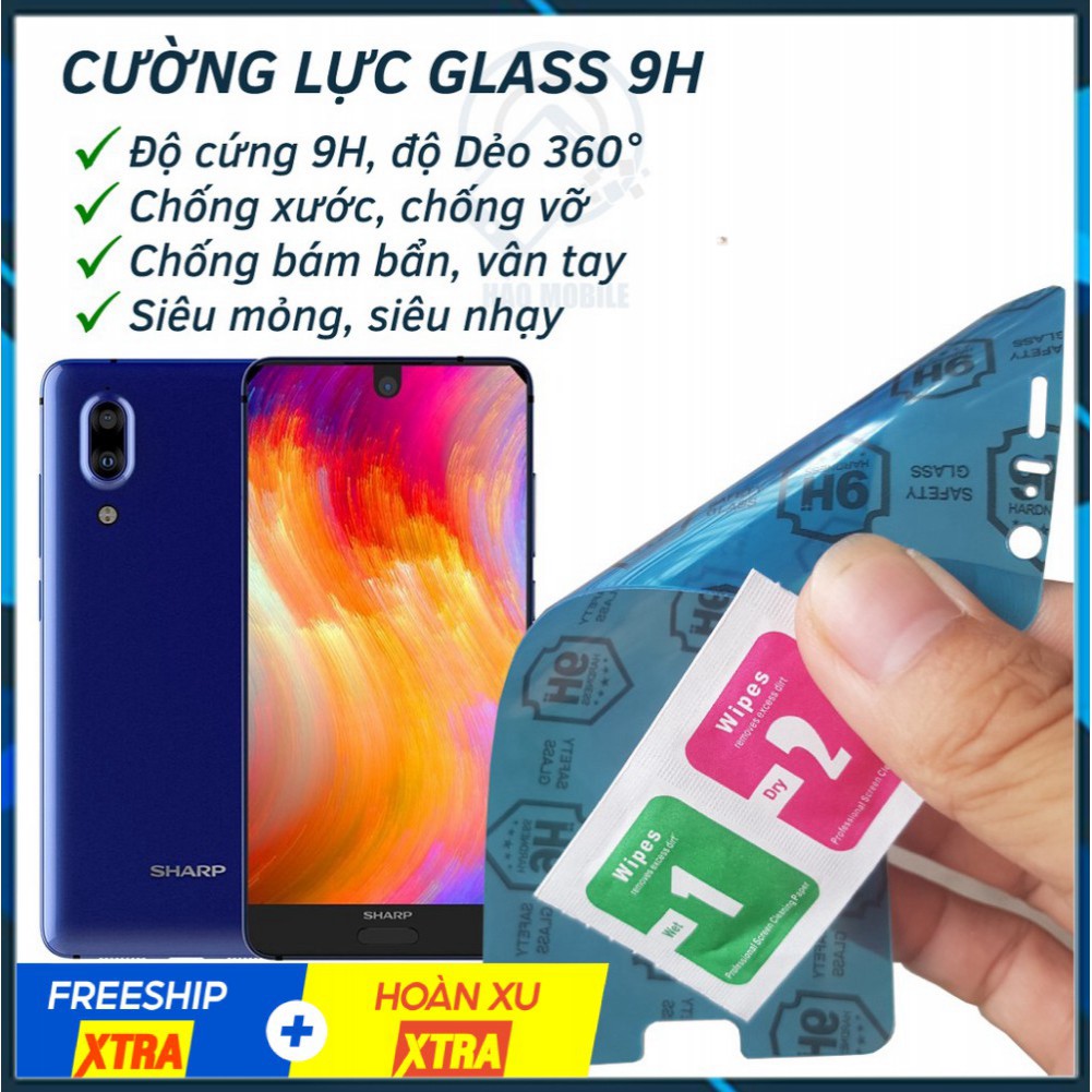 Dán cường lực dẻo nano Sharp Aquos S2