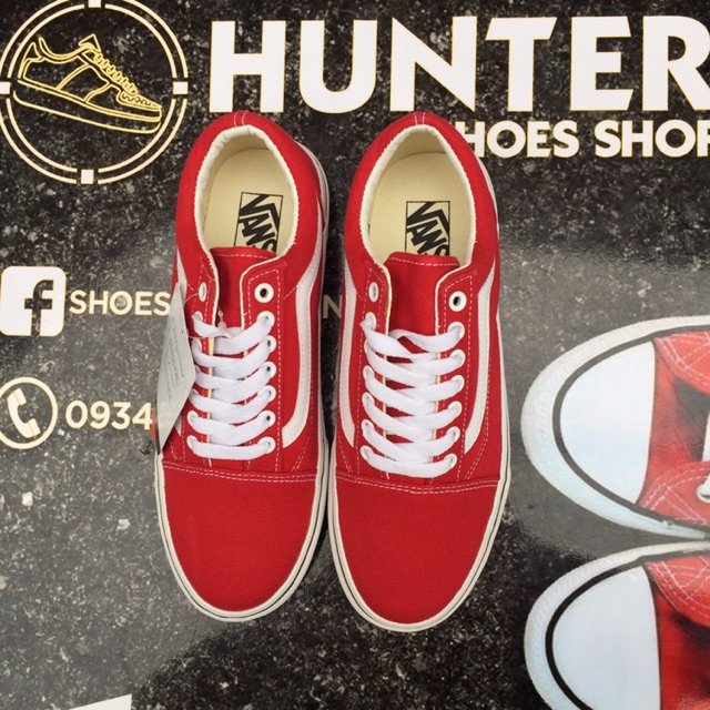 VANS OLD SKOOL ĐỎ FULL BOX