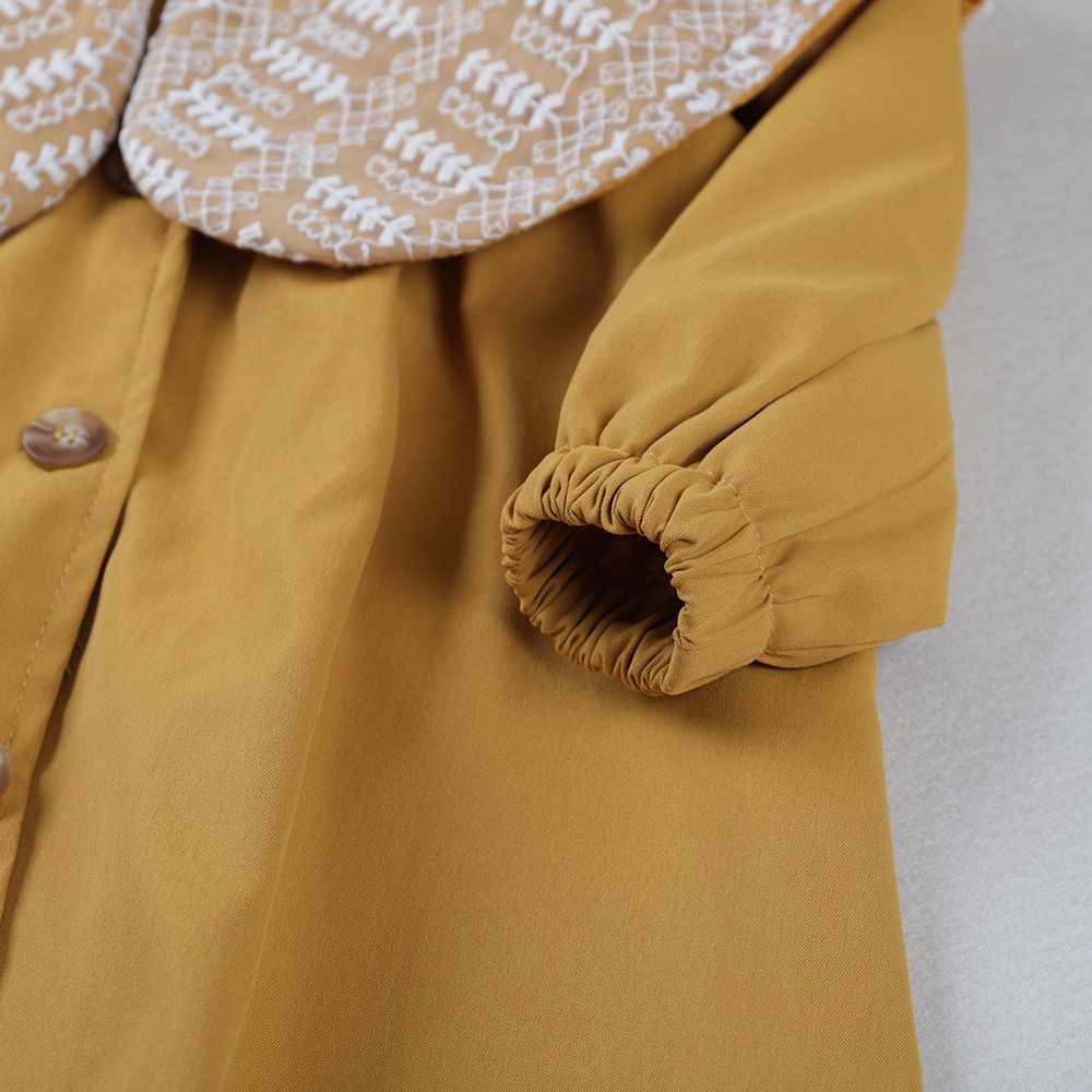 Áo khoác BEAR LEADER đính nơ thời trang xuân thu dành cho bé 2-7 tuổi