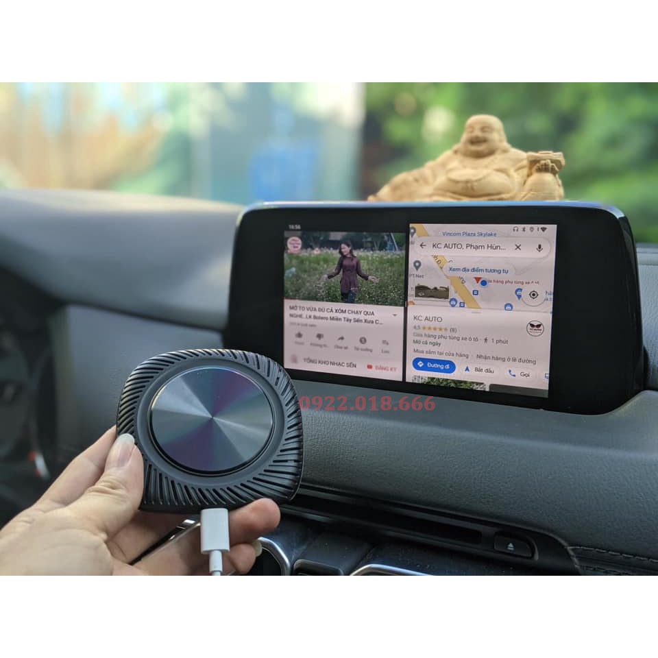 Bộ Carplay Android Box Ai Lắp Xe Mazda Cắm Sim 4G - Ram 4G,Rom 64GB TẶNG VIETMAP S2 FREE