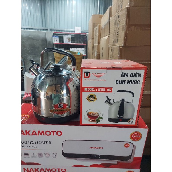 Ấm điện 5 lít Đạt Tường có còi báo