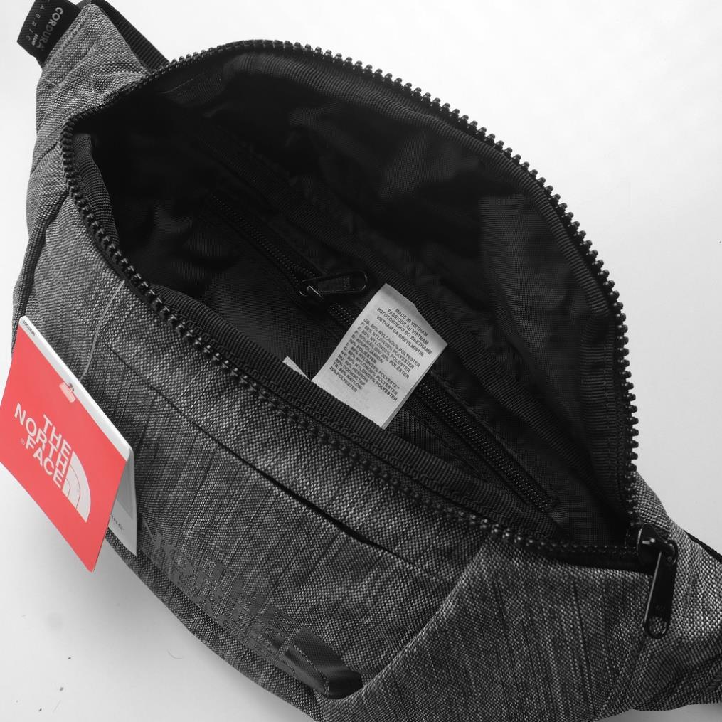 Túi bao tử Logo thêu TNF 100% polyester chống thấm nước hiệu quả, túi nhiều ngăn cực tiện lợi, dễ phối đồ