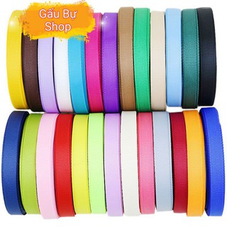 Ruy băng gân bản 1cm - cuộn 5m