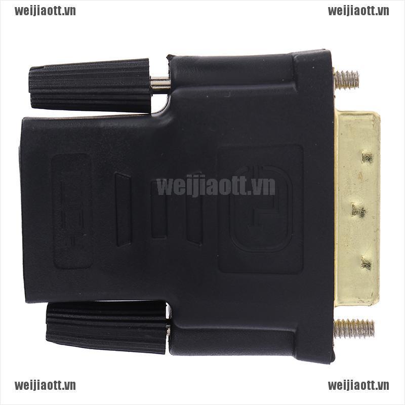 Đầu Chuyển Đổi Từ Giác Cắm Hdmi Sang Cổng Cắm Vga 24 + 1pin Dvi Dùng Cho Hdtv