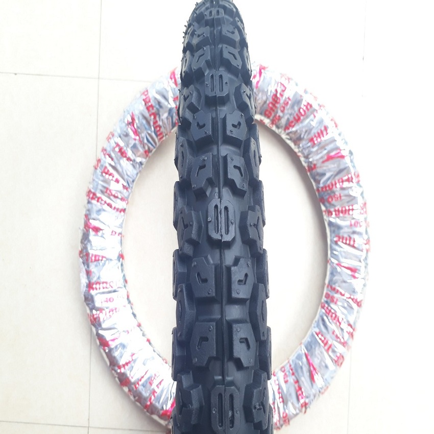 Vỏ lốp xe máy gai chân chó gai địa hình 300-18 lắp cho xe win minks xe địa hình xe độ classic cafe racer tracker cácloại