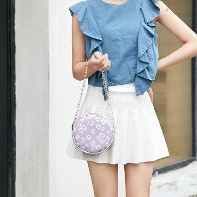 TÚI NỮ ĐEO CHÉO, ĐEO VAI KIỂU DÁNG TRÒN PHỐI DÂY XÍCH SANG TRỌNG CHẤT LIỆU DA CAO CẤP G0055
