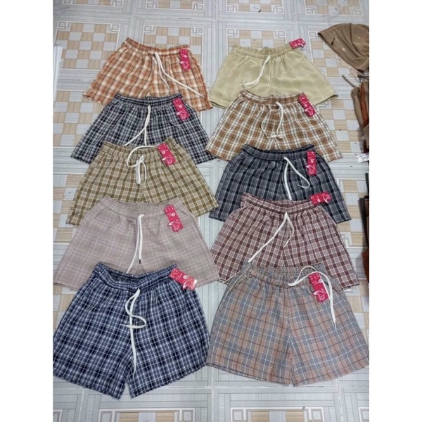 MQ FASHION - Quần short caro Nam mặc nhà chất kate thoáng mát SALE SỐC (giao màu ngẫu nhiên) | BigBuy360 - bigbuy360.vn