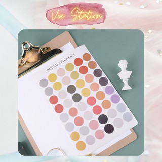 Sticker tròn đa năng để dán, trang trí