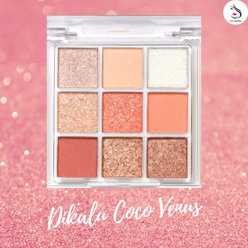 Phấn Mắt DIKALU COCO VENUS 9 Ô Màu Nhũ Lấp Lánh | BigBuy360 - bigbuy360.vn