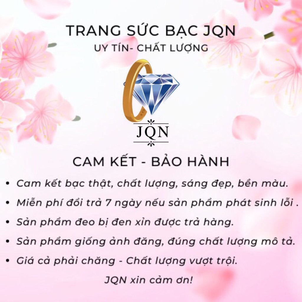 Nhẫn nữ hở nhẫn sen bạc ta xinh xắn [ JQN- Cam kết bạc chuẩn, chất lượng, giá xưởng ]