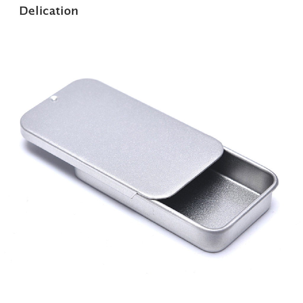 Hộp Sắt Đựng Trang Sức / Kẹo / Trang Sức Có Nắp Trượt Tiện Dụng