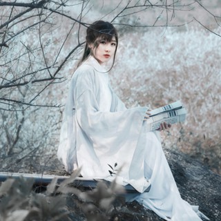 Hán Phục Nam Nữ - Trang phục cổ trang Môn Khách tặng kèm quạt, dây buộc tóc, chu sa