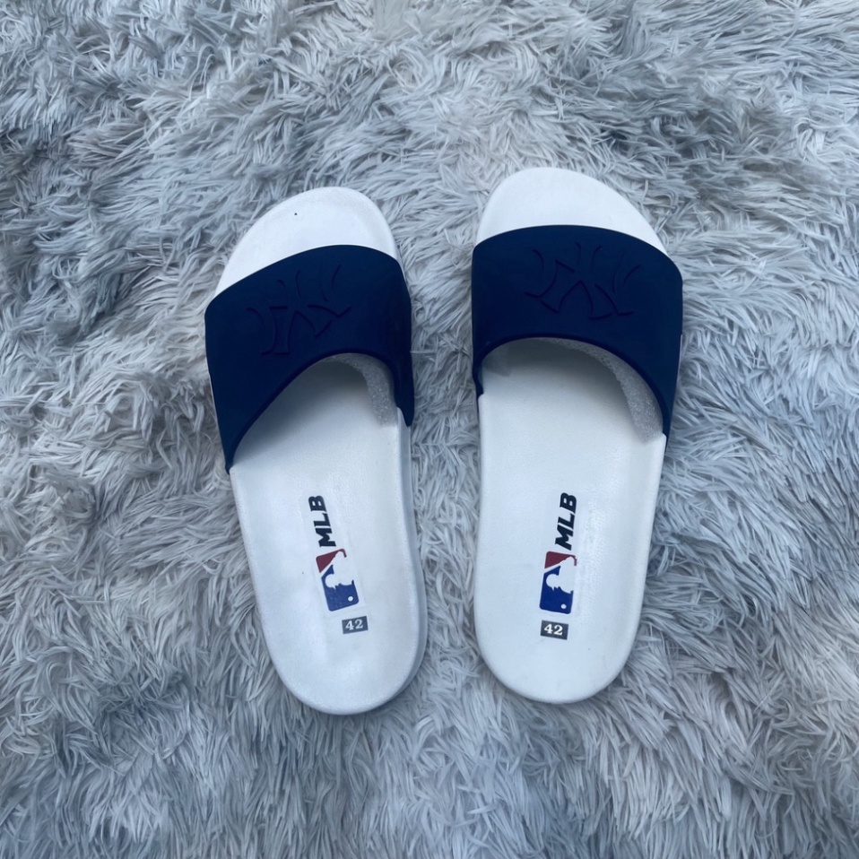 Dép Nam-dép quai ngang ny mlb cao su bản đẹp đi êm H2T STORE