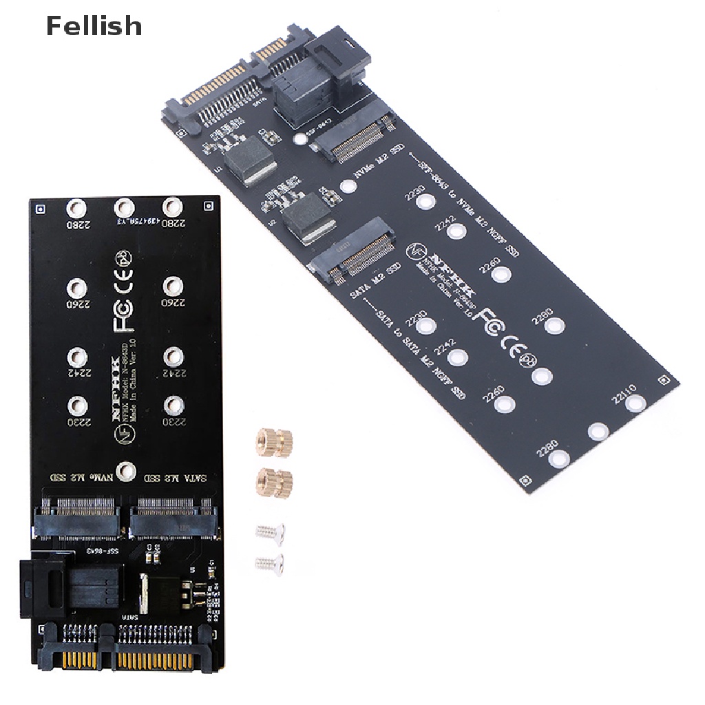 22Pin SATA M.2 SSD Adapter SFF-8643 to NVMe M.2 NGFF SSD for Mainboard 436VN