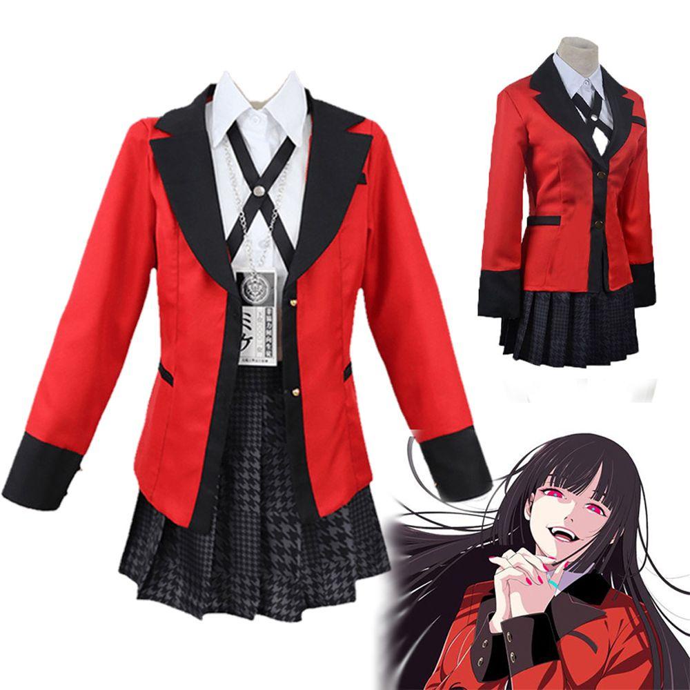 ANEMONE Bộ Đồng Phục Hóa Trang Kakegurui Yumeko Jabami Cho Nữ