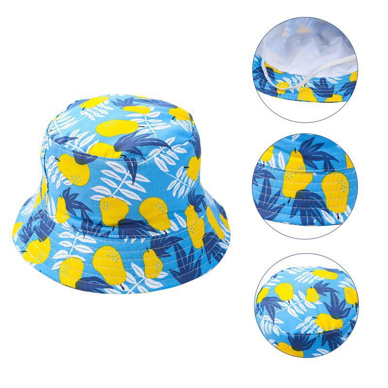 Mũ Nón Bucket Rộng Vành Mùa Hè Cho Bé