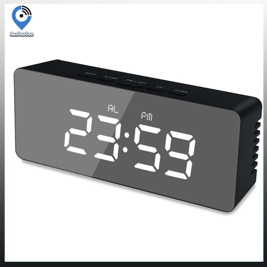 【Hàng có sẵn sàng】【Đồng hồ điện tử màn hình LED đa năng để bàn