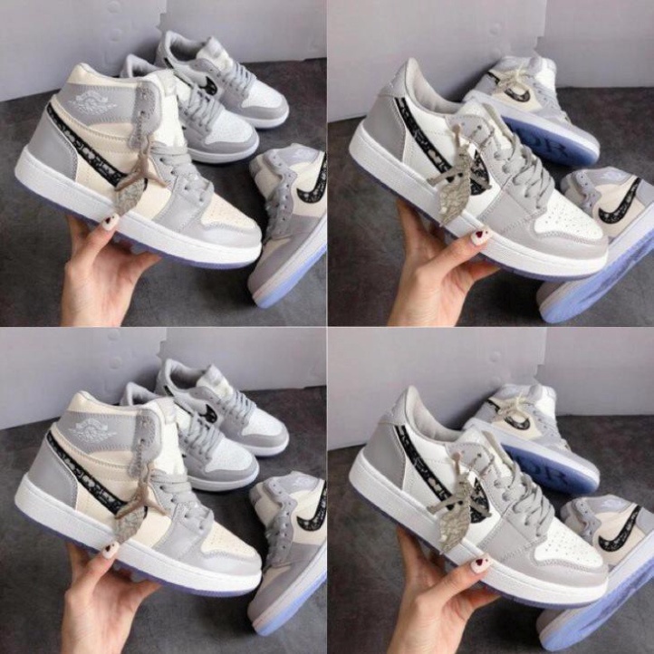 SALE Giày Thể Thao 𝐉𝐨𝐫𝐝𝐚𝐧 dior Cổ Cao Và Cổ Thấp,Giày Sneaker JD 1 Đế Trong Cao Thấp Mới Nhất,