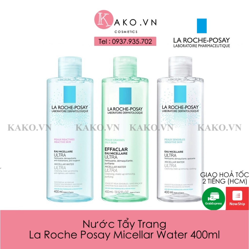 Tẩy Trang La Roche Posay Micellar Water 400ml