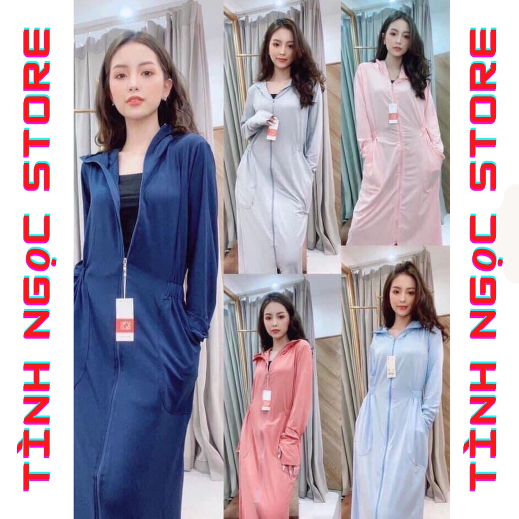 Áo khoác chống nắng nữ cao cấp, áo chống nắng nữ toàn thân chất vải thun siêu thoáng, chống tia UV - Tình Ngọc Store