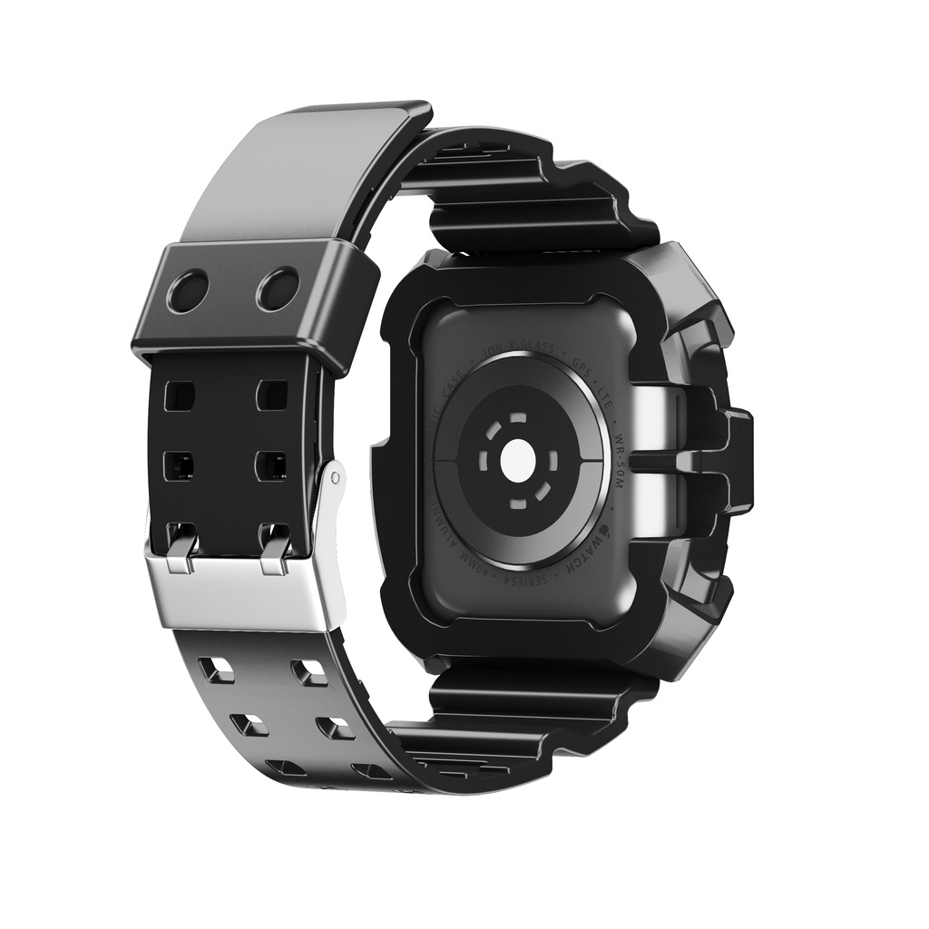 Ốp Dây Đeo Cao Su Cho Đồng Hồ Thông Minh Apple Watch 38 40 41 42 44 45mm iWatch Series 8 7 6 SE 5 4 3 2 1