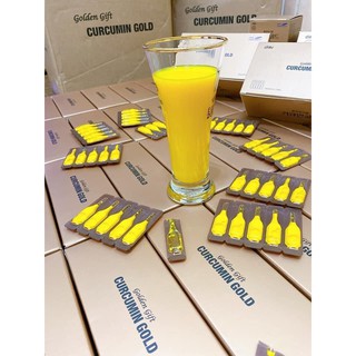 Nghệ Nano Curcumin Gold Hàn Quốc 100 Ống đẹp da, giữ dáng, chống lão hóa CHÍNH HÃNG