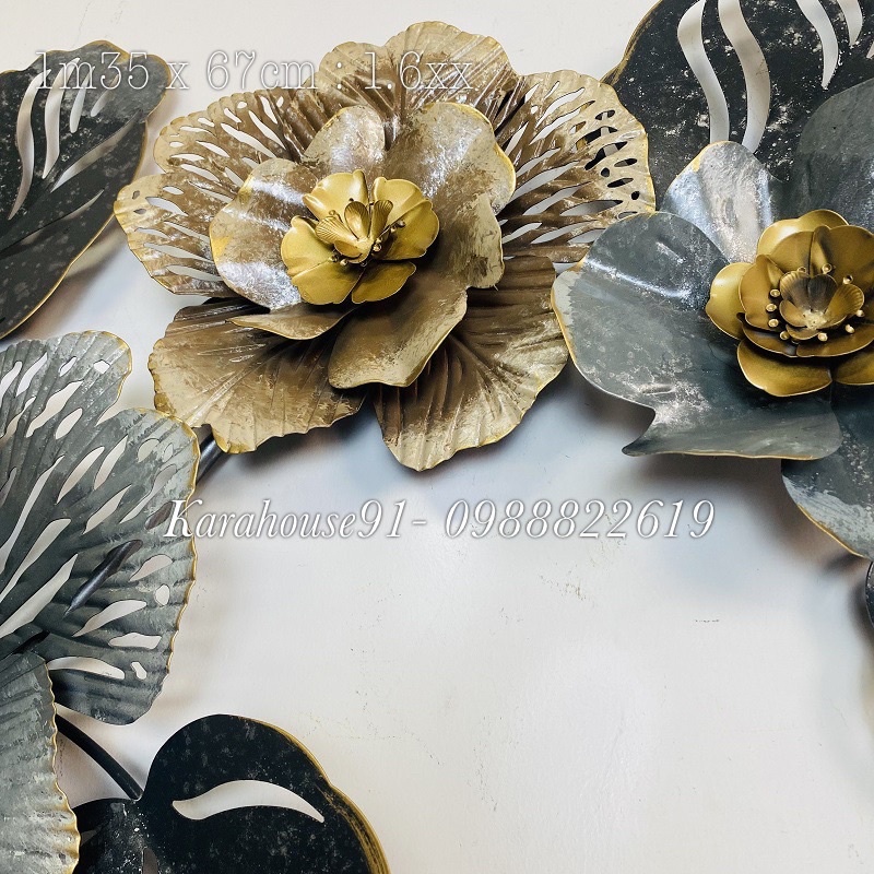 Tranh sắt treo tường nghệ thuật, tranh decor trang trí phòng khách. BH 3 năm.Mã 3014