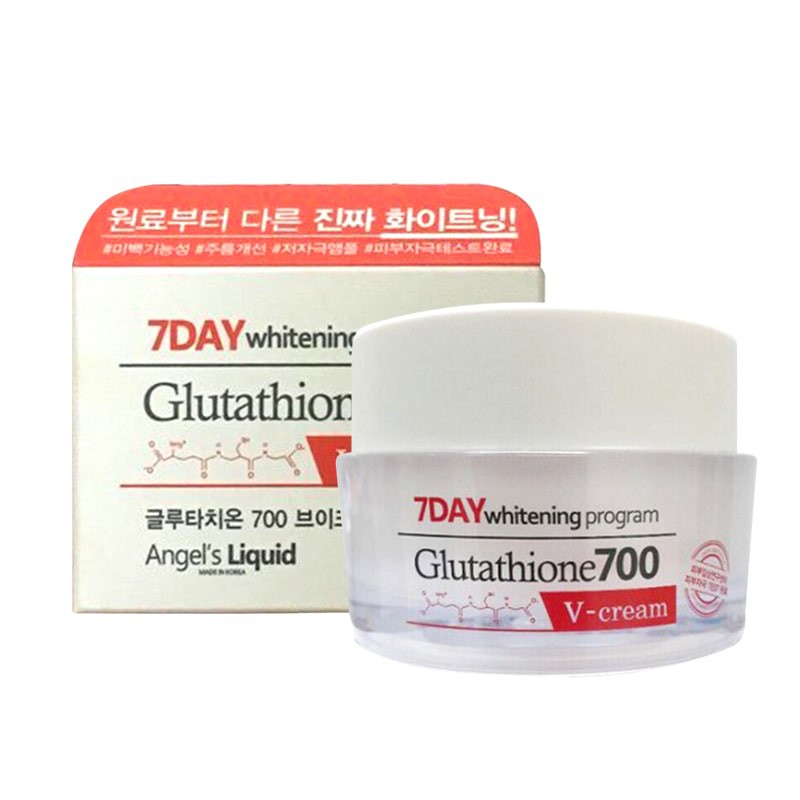 [SALE ĐỈNH] Kem Dưỡng Trắng Da 7Day Whitening Program Glutathione 700 V-Cream 50G [SALE ĐỈNH]