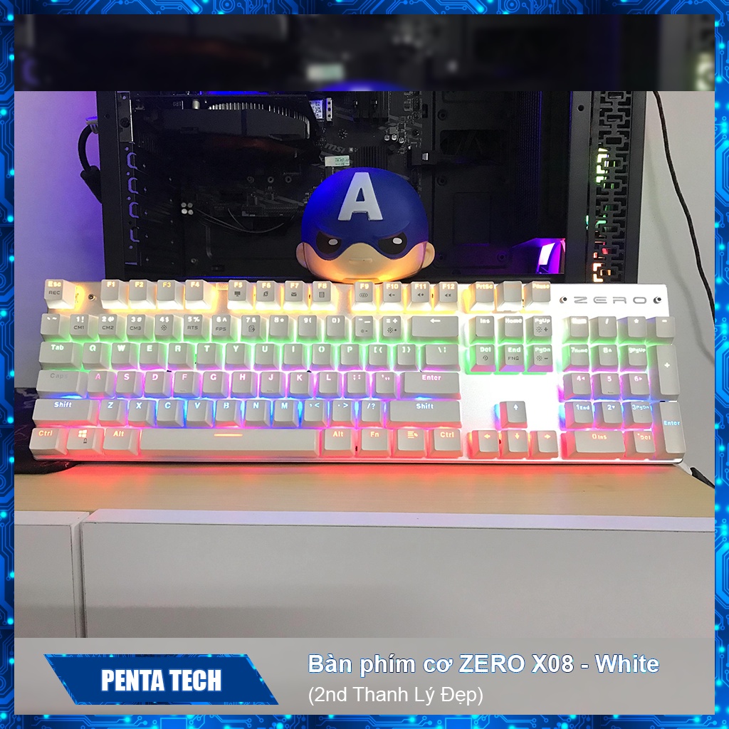 Bàn phím cơ Zero X08 - White