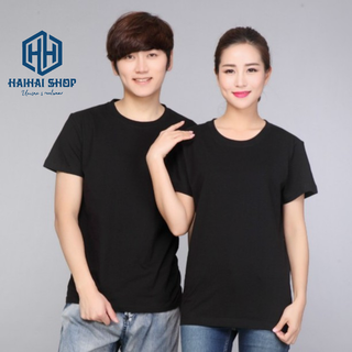 ÁO THUN TRƠN Màu Đen SX - 3XL