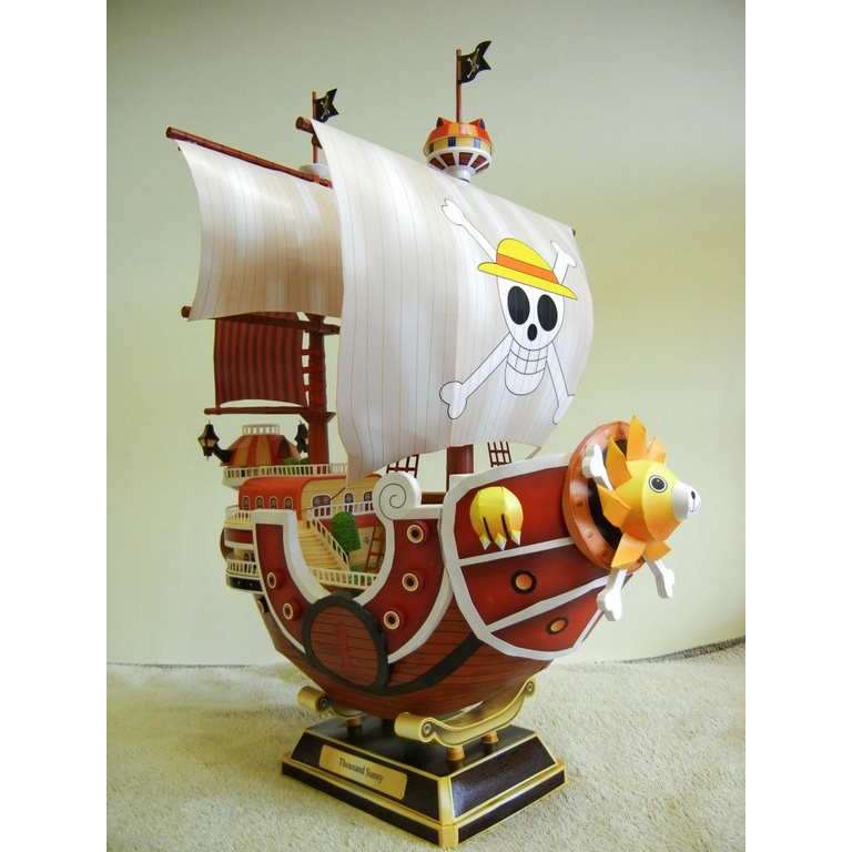 Mô hình giấy 3D  Tàu Thousand Sunny - One Piece