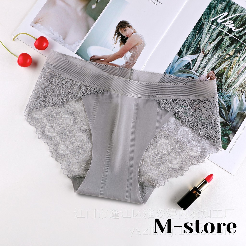 Quần Lót Nữ Phối Ren Gợi Cảm , Thông Thoáng Q04_ M-store | BigBuy360 - bigbuy360.vn