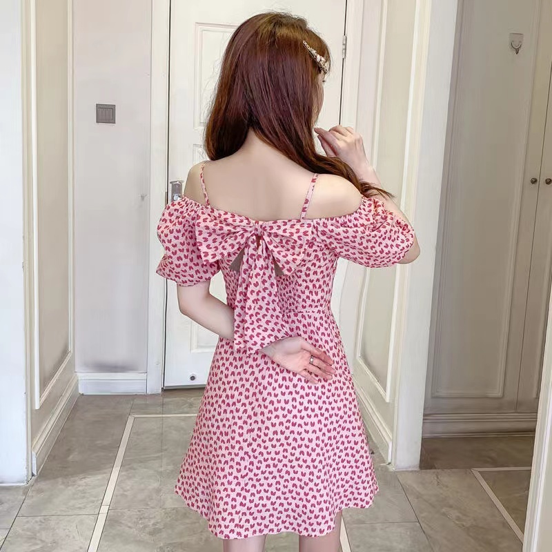 Đầm Hoa Hai Dây Thời Trang Mùa Hè Hàn Quốc Dành Cho Nữ